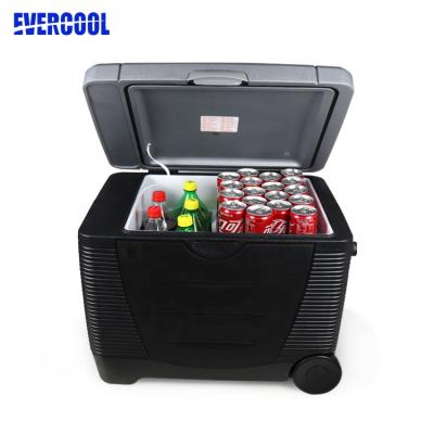 China Evercool China-chic New Thermoelectric Cooler Warmer Mini Fridge With Wheels For Hotel for sale