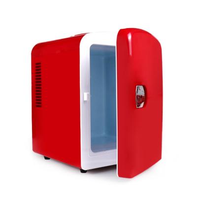 China Evercool 4 Liter Fast Cosmetic Cooler Mini Car Cooling Fridge for sale