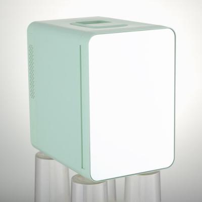 China 2021 hot sale 10L mini fridge heating and cooling small household cosmetics mini fridge with mirror for sale