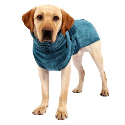 China Wholesale Stocked Pet Drying Towel Microfiber Dog Cleaner Drying Coat Bathrobe for Small, Medium and Large Dogs for sale