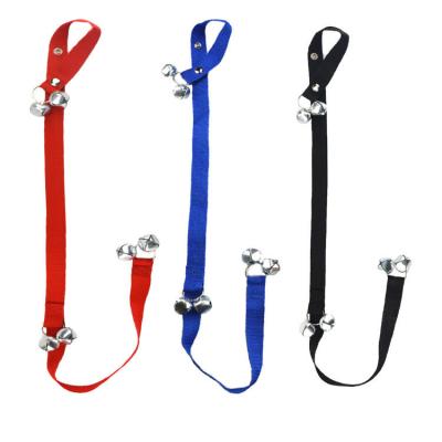 China Sturdy And Durable Adjustable Dog Bell Rope Home Viable Dog Doorbells Training Door Hanging Bell Rope for sale