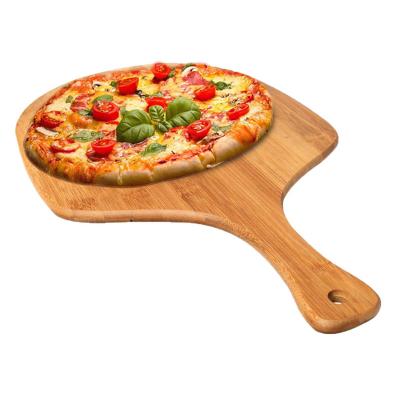 China Household Disposable Bamboo Peel Pizza Peel Household Pizza Peel Fruit Wooden Board Veneer Pizza Peel Bamboo for sale