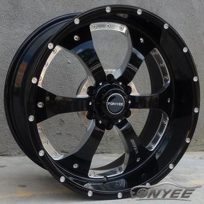 China F80461 Fonyee ALLOY wheels for auto popular offroad mags latest design modified model alloy wheels high quality car rims in stock for sale