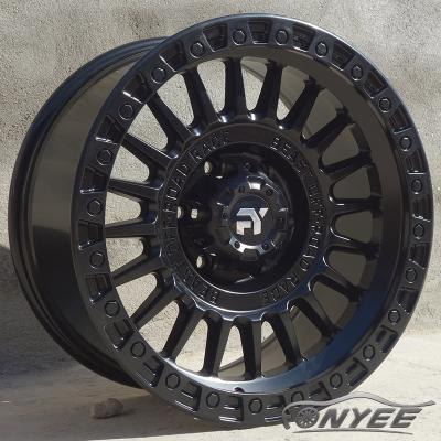 China ALLOY F661002 17 Inch 5 Hole And 6 Hole 9j Alloy Wheel Matte Black Bronze Color Design 3 Years Car Rims Service Warranty for sale