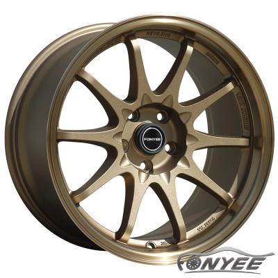 China F351080 Fonyee ALLOY Wheels For Car Alloy Wheels 18 Inch 5x114.3 Holes Bronze Rims 5 For 3 Years Warranty for sale