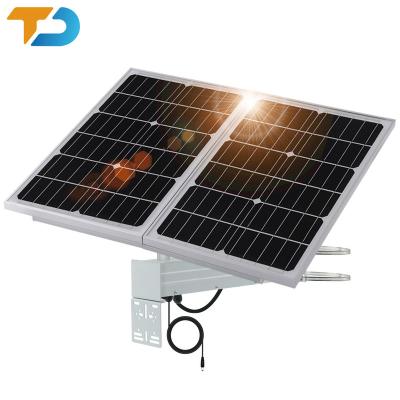 China Quick Installation IP67 TecDeft OEM ODM Solar System Off-grid Energy Storage System 60W 60Ah solar energy system solar kit for CCTV for sale