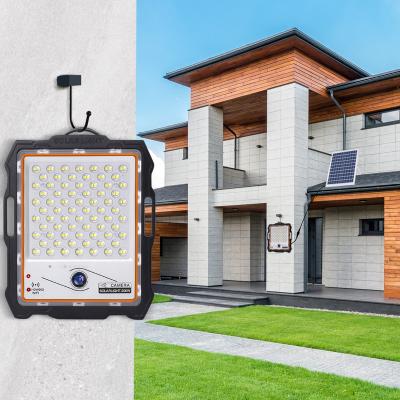 China Hotel Tecdeft Hot ip67 waterproof led solar flood lights WIFI IP outdoor 100W 200W 300W 400W solar flood light with camer for sale