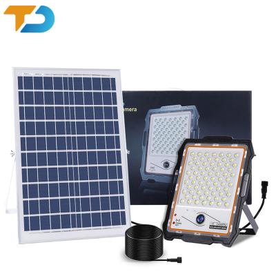 China Hotel Tecdeft Solar Lights Outdoor 1080P Monitoring Outdoor Ip65 Waterproof explosion proof led modular flood light with camera for sale