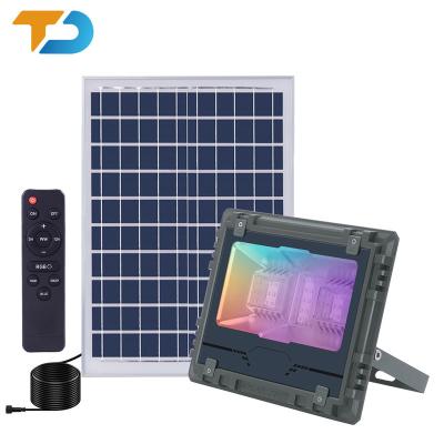 China Garden Tecdeft IP67 800W 600w 500w 400w 300w 200w 100w High Power Rechargeable RGB Garden Outdoor LED Flood Light Solar Flood Light for sale