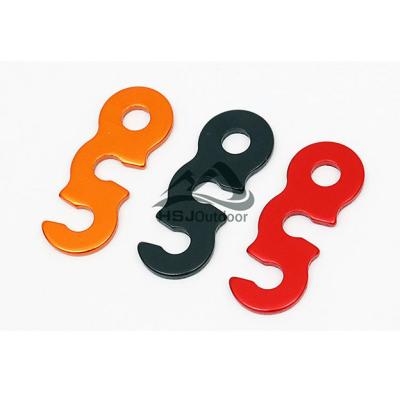 China Adjust guyline easy wind ultralight aluminum high quality rope hangs tensioner camp hooks tie adjuster for sale