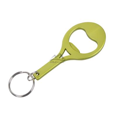 China Promotion Viable Metal Factory Multi Logo Tool Aluminum Alloy Tennis Racket Bottle Opener Key Chain Custom Key Chain Manufacturers for sale