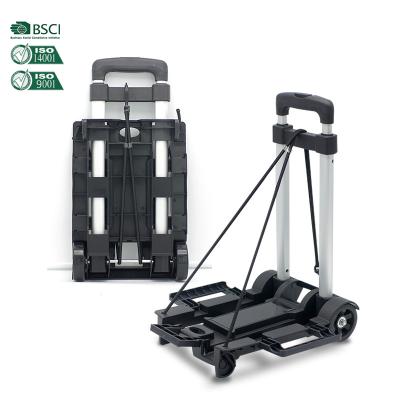 China Folding Plastic Folding Wheel MINI Shopping Cart Trolley Food Handle Platform Kitchen Luggage Bag Wheel for sale