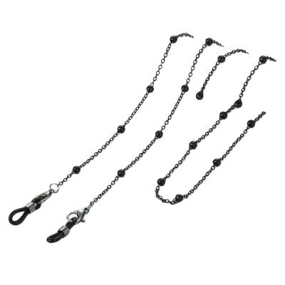 China Eco - Friendly Necklace Maskchain Glasses Hanging Chain Men Glass Rope Metal Chian Maskchain for sale