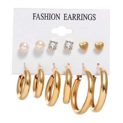 China Trendy Fashion Gold Earring Boho Women Style Acrylic Resin Stud Earring for sale