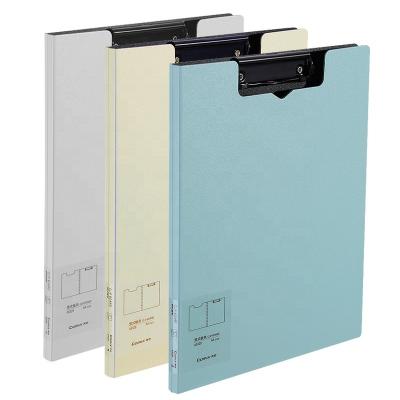 China Nordic Style PP Comix Foldable Plastic Vertical A4 Staple Folder Clip Board for sale