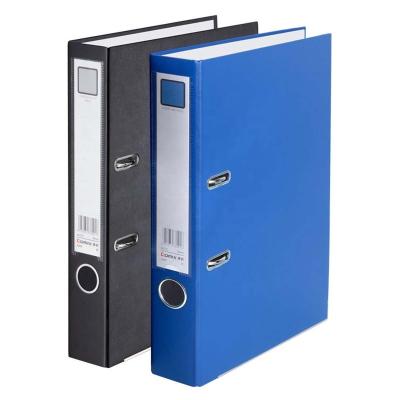 China PP lowest price biue&black A4 pvc lever arch file for sale