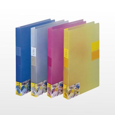 China Comix Eco-friendly IRIS Low Price File Folder A4 Colorful Plastic 2D Ring Binder for sale