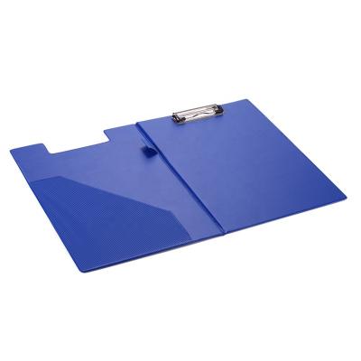 China Good Quality Plastic Comix Low Price Double Side PVC Folder Clipboard With Metal Clip A4 Vertical PVC Clipboard for sale