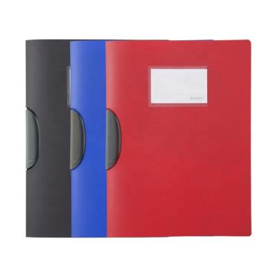 China Hot Sale PP Comix Plastic Report Cover A4 Clip Pocket File Folder With Offset Printing for sale