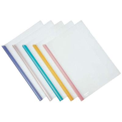 China 100% Comix Eco-friendly High Quality Cheap Price Slide Bar Folder Clear Spine Bar Folders for sale