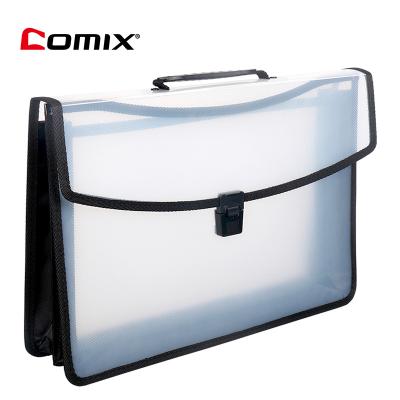 China Wholesale Eco-friendly COMIX Vault Expandable Folder With Pockets 40 Document Folder 24 Pockets Business Key Folder for sale