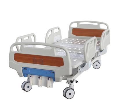 China Hospital Bed 3 Function YKB002-2 Three Crank Manual Medical Hospital Bed With Soft Connection for sale