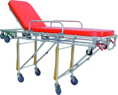 China Metal Hospital Emergency Stretcher Stainless Steel Aluminum Alloy Chair Stretcher for sale