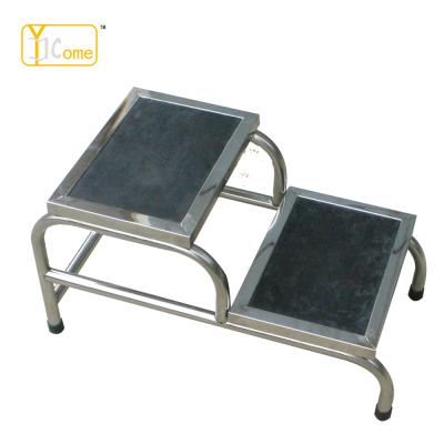 China YKL002-1 304 Hospital Furniture Chairs Rubber Stainless Steel Step Stool for sale