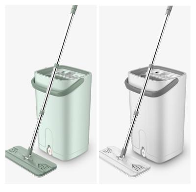 China New Design Microfiber Flat Mop Sustainable Cleaning Bucket BNcompany Magic Squeeze Mop en venta