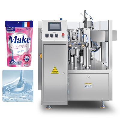 China Food Automatic Stand up Pouch Sealer Milk Yogurt Packaging Machine Laundry Detergent Washing Liquid Sachet Packing Machine for sale