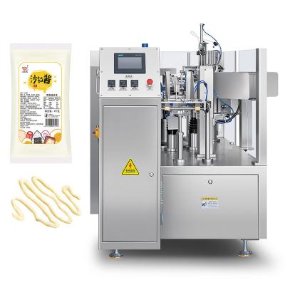 China Food Automatic Drink Liquid Pouch Filling Packing Machine Energy Gel Yogurt Juice Milk Sachet Filling and Sealing Packaging Machine for sale