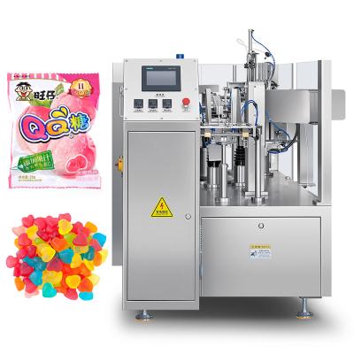 China Food High Precision Automatic Ice Candy Gummy Filling and Sealing Machine Sachet Candy Counting Nitrogen Packing Machine for sale