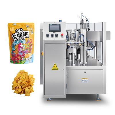 China Food Multi-function Snack Food Filling Small Bag Full Automatic Particle Packing Machine Sachet Puffed Food Pillow Packing Machine for sale