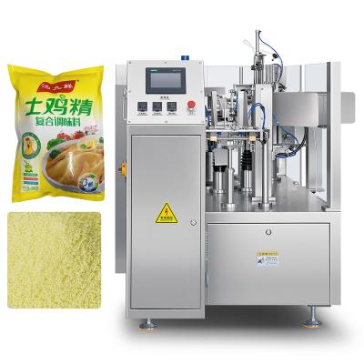 China Food Automatic Multi Function Machine Making Packing Doypack Stand up Bags Milk Chicken Powder Packing Machine for sale