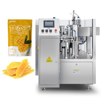 China Food 100g 150g 200g Dried Mango Dry Fruit Premade Zipper Pouch Bag Packing Machine Doypack Filling Packaging Packing Machine for sale