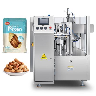 China Food Automatic Snack Food Pouch Bag Packing Machine Nuts Granular Pouch Weighing Packaging Packing Machine for sale