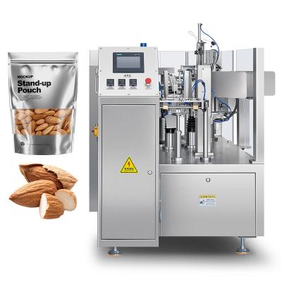 China Food Automatic Weighing Fill Nuts Food Premade Pouch Doypack Packaging Stand up Pouch Sealer Packing Machine for Food for sale