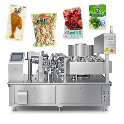 China Food Automatic Dried Fruit Vacuum Packing Machine Chicken Leg Snack Foodvacuum Premade Bag Packing Machine for sale