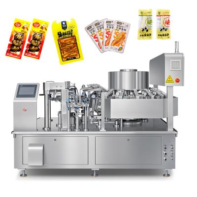 China Food Freezing Food Packing Sachet Premade Bag Machine Automatic Counting Fish Sea Food Filling Machine and Sealing Machine for sale