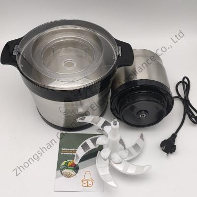 China High Efficiency hot sale factory price stainless steel fufu yam pounding machine big meat grinder electric yam pounder 6L meat chopper for sale