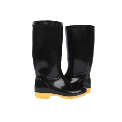 China High Cost-effective Hot Selling Various Sizes Mens Adult PVC Sweat-absorbent Casual Rain Boots for sale