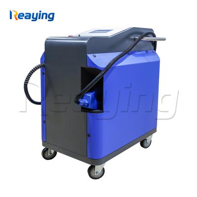 China Outdoor Stainless Steel 1000W 1500W 2000W Rust Removal Fiber Laser Cleaning Machine for sale