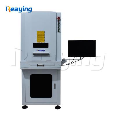 China 3D RAYCUS Enclosed Fiber Laser Marking Machine JPT 50W Fiber Laser EZCAD3 for sale