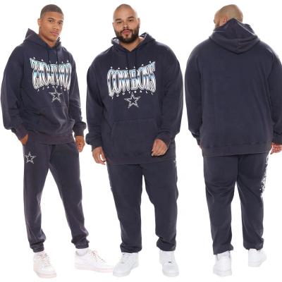 China Z0970 hot selling Spandex/cotton new plus size men's hoodies S-5XL plus size 2 pieces set men's sweat suits for sale