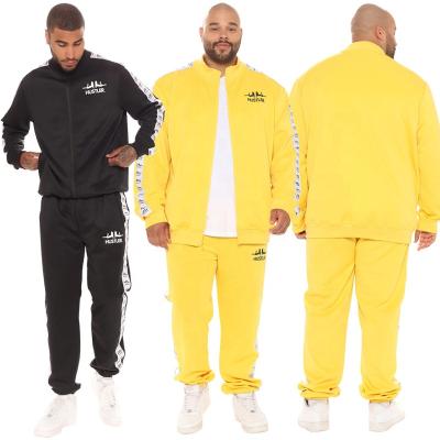 China Z0934 breathable tracksuits plus size sweat suits custom logo mens tracksuit set mens sweatsuit sets fit mens suit for sale