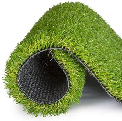 China Artificial Grass Hedge Mat Faux Grass Garden Mat Artificial Grass Hedge Cover with Drainage Holes for sale