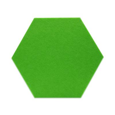 China Acoustic Performance 12 Pcs Absorption Hexagon Polyester Panels Excellent Noise Reduction Acoustic Panels for sale