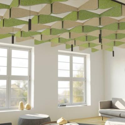 China Highly Efficient High Quality Sound Absorption Acoustic-Ceiling-Ceiling Panel Ceiling Wall Grid Panel for sale