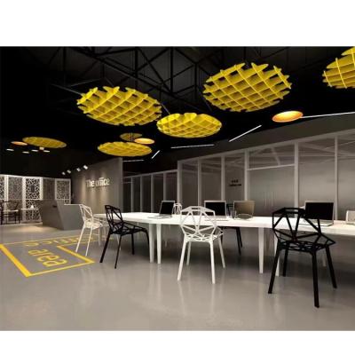 China Modern Eco Friendly Colorful Soundproof Ceiling Polyester Acoustic Panels Hanging Panel For Home Office for sale