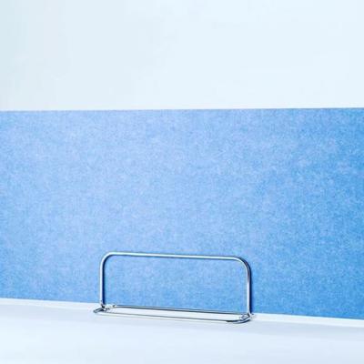 China Highly Efficient High Density Decorative Sound Absorption Polyester Table Soundproof Panel Colorful Sound Absorption Panel For Office for sale